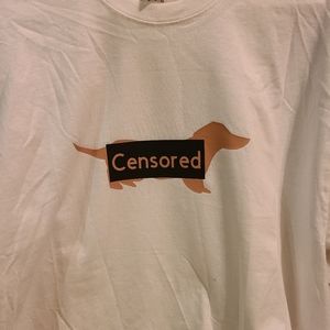Censored wiener t-shirt